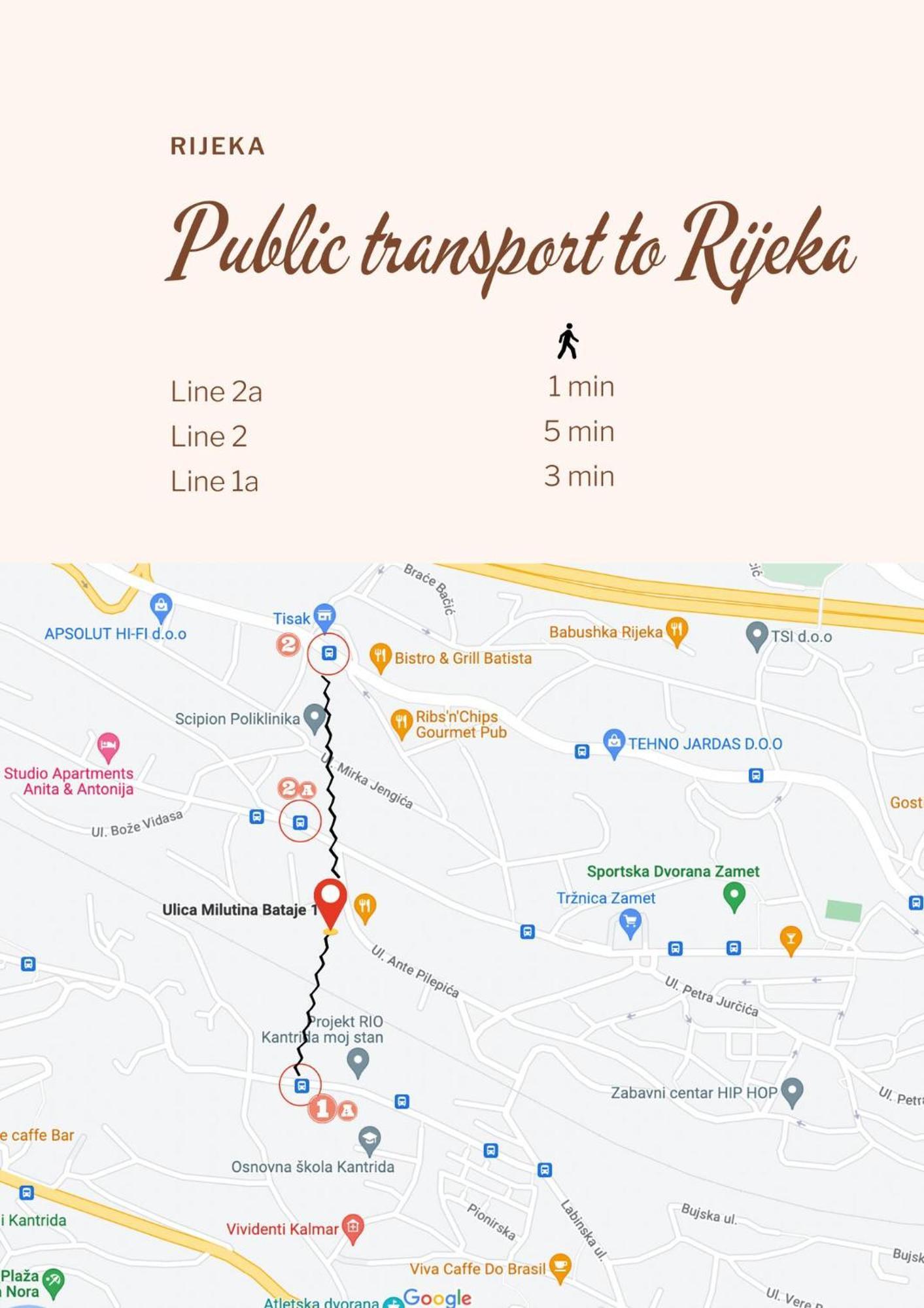 Cute Apartment In Rijeka Near Beach With Parking 외부 사진